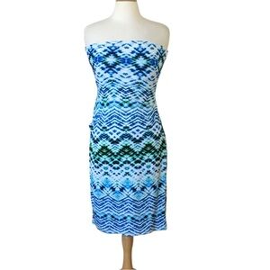 Amy Matto Strapless Fitted Dress